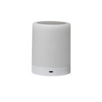 Interjero Šviestuvai | Dizaino Šviesos // Grindiniai, lubiniai ir pakabinami šviestuvai // Biała lampka nocna led rgb 50 lm z ładowaniem usb-c