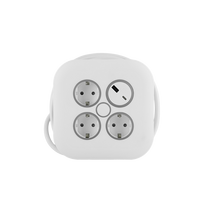 Prekės namams // Ilgintuvai // Przedłużacz zwijany 10m 31,5mm2, 16A, z zabezpieczeniem termicznym, 3XGNIAZDO WTYCZKOWE SCHUKO, 1xUSB-C, 1xUSB-A