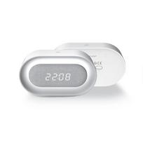 LED apšvietimas // Šviestuvai iš naujų pristatymų // Budzik z nocną lampką led pure fnl-07 aksel biały podłużny forever light, li-ion