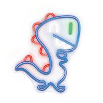 LED juostos // NEON FLEX LED strips // Neon dekoracyjny led jurassic baby dino niebieski z ściemniaczem + usb