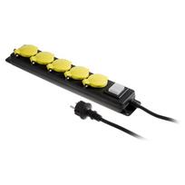 Elektros prekės // Maitinimo prailgintuvų, skirstytuvų ir UK bei USA adapterių rinkinys // Przedłużacz warsztatowy 5x230v ip44 h05rr-f 3g1,5 3m