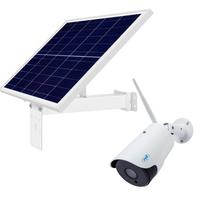 PNI IP52LR wireless video surveillance camera package and PNI PSF6020A photovoltaic solar panel