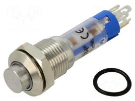 Switch: vandal resistant | Pos: 2 | SPDT | 0.5A/220VAC | 1A/24VDC | IP40