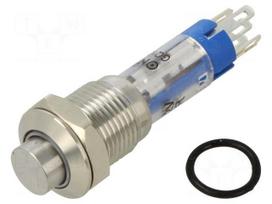 Switch: vandal resistant | Pos: 2 | SPDT | 0.5A/220VAC | 1A/24VDC | IP40