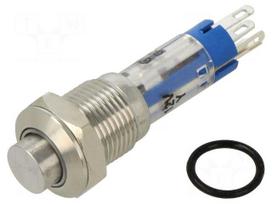 Switch: vandal resistant | Pos: 2 | SPDT | 0.5A/220VAC | 1A/24VDC | IP40