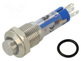 Switch: vandal resistant | Pos: 2 | SPDT | 0.5A/220VAC | 1A/24VDC | IP40