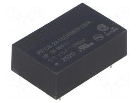 Converter: DC/DC | 6W | Uin: 18÷36VDC | Uout: 15VDC | Uout2: -15VDC | THT