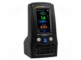 Meter: air quality | Range: 0÷5mg/m3,0÷9,99mg/m3 (TVOC) | -20÷70°C