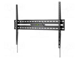Holder: wall mounting | TV | black | 75kg | 900x600mm | FIXED