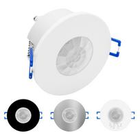 Apsaugos sistemos // Judesio jutikliai // Czujnik ruchu PIR Maclean, do zabudowy, zasięg 8m, 600W/1200W, 220-240V AC, 50/60Hz, MCE821
