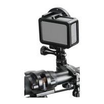 Puluz Aluminum Handlebar Mount with 360-Degree Rotation for Action Cameras (Black)