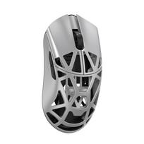 WLMouse Beast X Mini Pro Solid SIdes, Omron Opticals Switches, Metallic Silver
