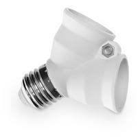 LED apšvietimas // Šviestuvai iš naujų pristatymų // Przejściówka rozgałęźnik żarówki (adapter) e27/2xe27