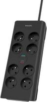 Philips SPN7080BA/60 Surge Protector 8 AC outlets 2m