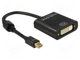 Adapter | DVI-I (24+5) socket,mini DisplayPort plug | 0.2m | black