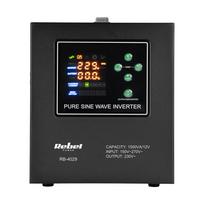 Rebel POWER-1500-LFP4 emergency power supply – a pure sine wave inverter with a 12V charging function, 230V, 1500VA/1050W