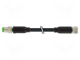 Cable: for sensors/automation | M8 | PIN: 3 | 1m | 60VDC | 50VAC | 4A | 7000
