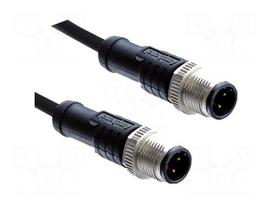 Cable: for sensors/automation | PIN: 4 | M12 male,both sides | plug