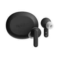 Sudio Earbuds | A3 Pro | Bluetooth | In-ear | Microphone | Cloudy Black | Noise canceling | Wireless