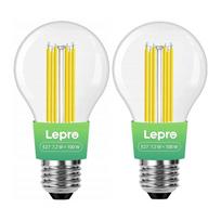 LED bulb LEPRO 100094-WW-EU-2 E27 Filament 7.2W (100W) 1521lm 2700K class A 2pcs