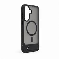 Nugarėlės dėklai Evelatus Samsung Galaxy A37 / A36 Rubber Coated MagSafe With Stand Case Black