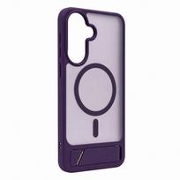 Nugarėlės dėklai Evelatus Samsung Galaxy A37 / A36 Rubber Coated MagSafe With Stand Case Purple