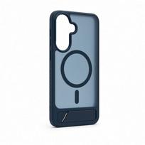 Nugarėlės dėklai Evelatus Samsung Galaxy A37 / A36 Rubber Coated MagSafe With Stand Case Navy Blue