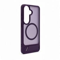 Nugarėlės dėklai Evelatus Samsung Galaxy S26 Rubber Coated MagSafe With Stand Case Purple