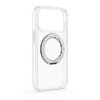 Nugarėlės dėklai Evelatus Apple iPhone 17 Pro Hybird Case With Magsafe PC+TPU 360 Metal Stand Transparent