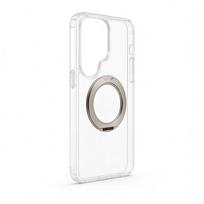 Nugarėlės dėklai Evelatus Samsung Galaxy S26 Ultra Hybird Case With Magsafe PC+TPU 360 Metal Stand Transparent