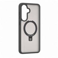 Nugarėlės dėklai Evelatus Samsung Galaxy A37 / A36 Shield Case With MagSafe & Stand Matte Ring Smoke Grey