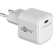 Goobay 45W USB-C PD GaN Fast Charger Nano (White)