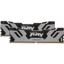 Kingston FURY DDR5 - 96GB - 6400 - CL - 32 (2x 48GB) dual kit, RAM (silver/black, KF564C32RSK2-96, Renegade, INTEL XMP)