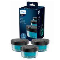 Philips cleaning cartridges for Quick Clean Pod, pack of 3 (3x 160ml, for cleaning station)