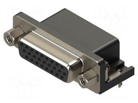 Connector: D-Sub HD | PIN: 26 | socket | female | straight | THT | MHHDR