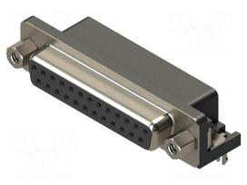 Connector: D-Sub | PIN: 25 | socket | female | straight | THT | MHDR