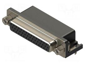 Connector: D-Sub HD | PIN: 44 | socket | female | straight | THT | MHHDR