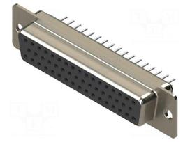 Connector: D-Sub | PIN: 50 | socket | female | straight | THT | MHDD