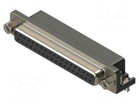 Connector: D-Sub | PIN: 37 | socket | female | straight | THT | MHDR