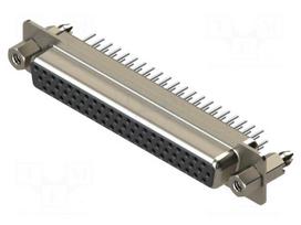 Connector: D-Sub HD | PIN: 62 | socket | female | straight | THT | MHDD