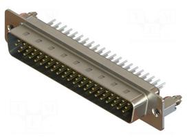 Connector: D-Sub HD | PIN: 62 | socket | male | straight | THT | MHDD