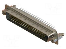 Connector: D-Sub HD | PIN: 62 | socket | male | straight | THT | MHDD