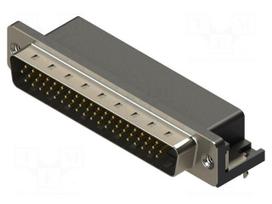 Connector: D-Sub HD | PIN: 62 | socket | male | angled | THT | MHHDR