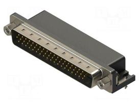 Connector: D-Sub HD | PIN: 62 | socket | male | angled | THT | MHHDR
