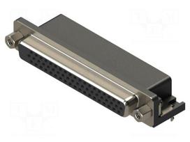 Connector: D-Sub HD | PIN: 62 | socket | female | straight | THT | MHHDR