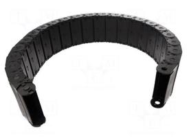 Cable chain | 2480 | Bend.rad: 75mm | L: 1012mm | Int.height: 25mm