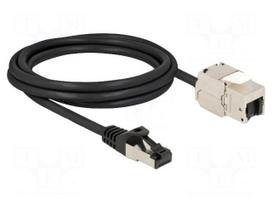 Extender Ethernet | S/FTP | Cat 6a | RJ45 socket,RJ45 plug | 2m | PVC