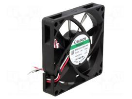 Fan: DC | axial | 12VDC | 80x80x15mm | 26.5dBA | Vapo | Out: R type