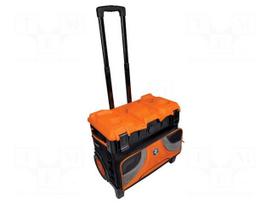 Bag | tool case | black-orange | nylon | Tradesman Pro™ | 113kg
