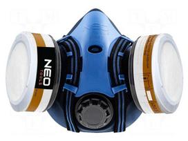 Dust respirator | A1P2 | silicone | Kit: filter x2